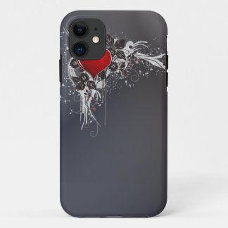 Grey Grunge tattoo heart vintage iphone5 case