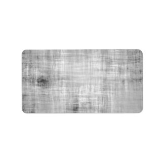 Grey Grunge Textured Label