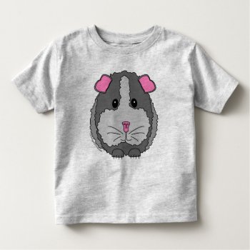 Grey Guinea Pig Toddler T-shirt by totallypainted at Zazzle