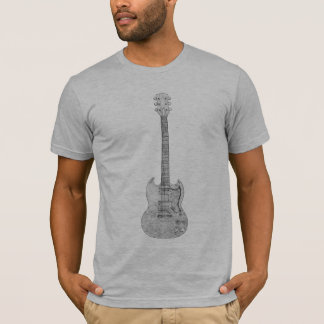 Grey Guitar T-Shirt