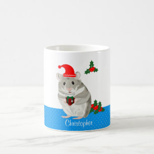  Grey Hamster personalised  Coffee Mug