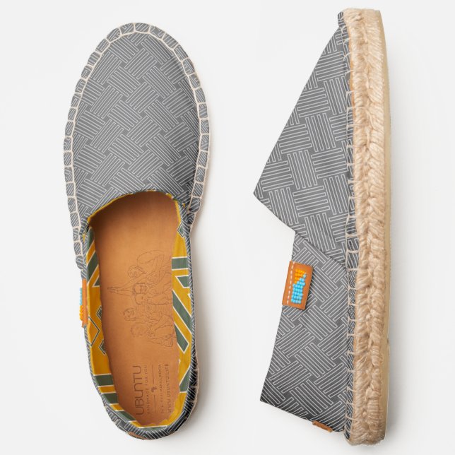 Grey Hatchback Ubuntu Espadrilles (Side)