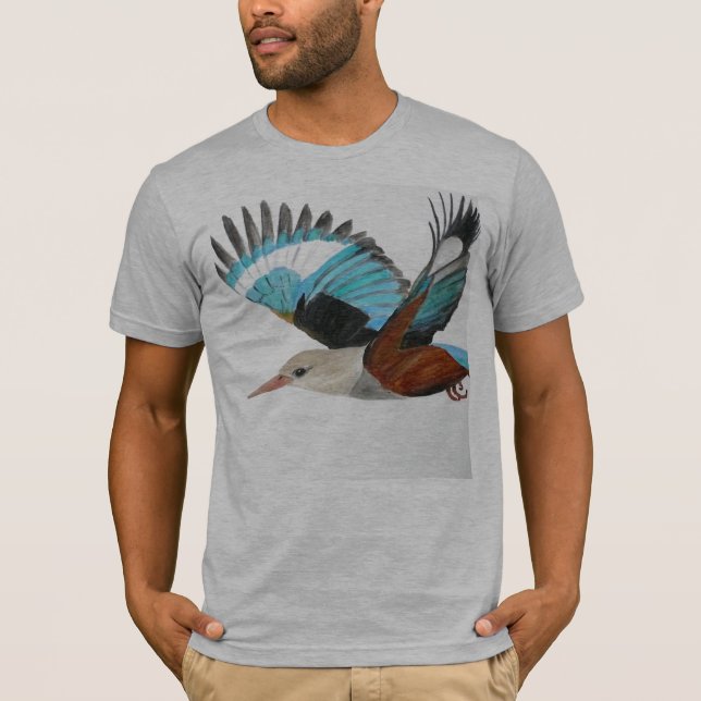 Grey Headed Kingfisher t-shirt! T-Shirt (Front)