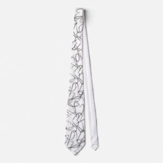 grey hearts tie
