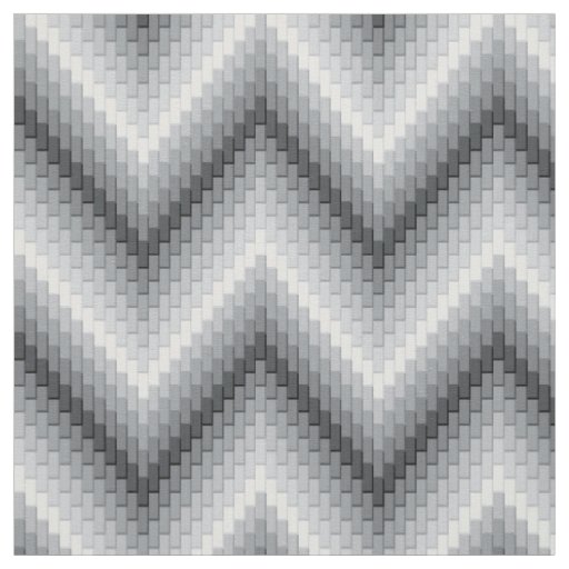 Grey Herringbone Fabric
