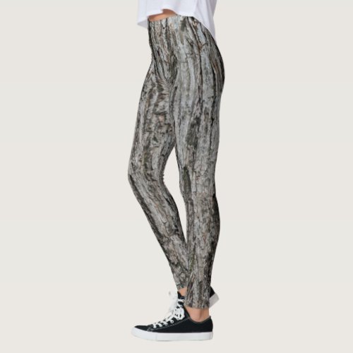 Grey hickory bark Carya glabra Leggings