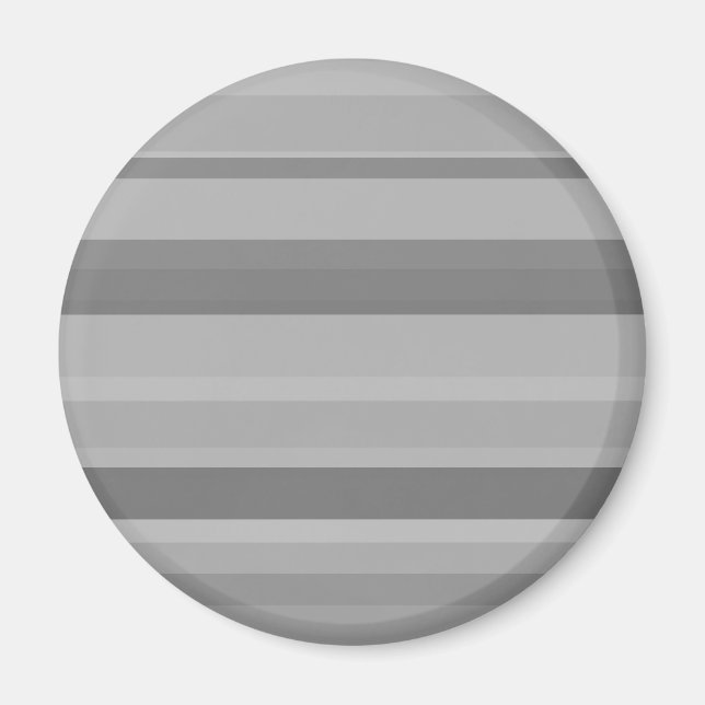 Grey horizontal stripes magnet (Front)