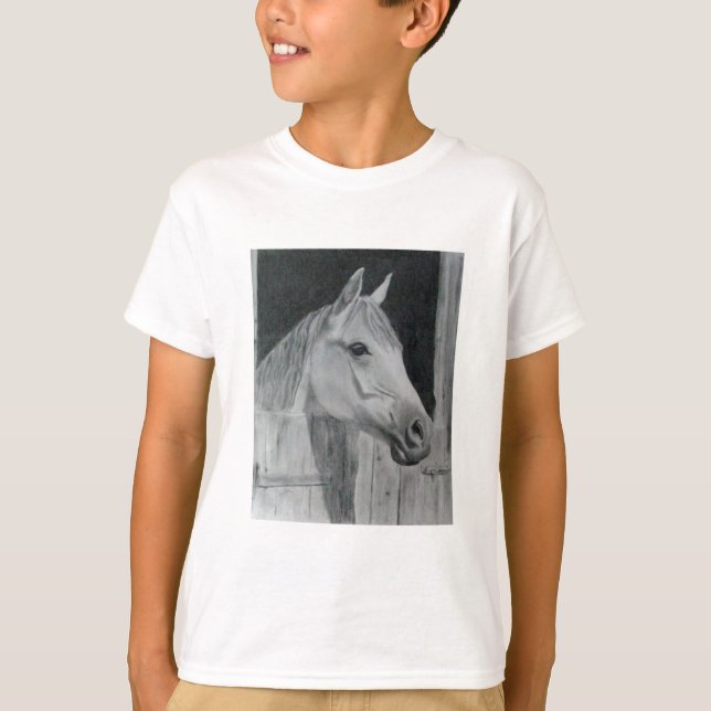 Grey Horse T-Shirt (Front)