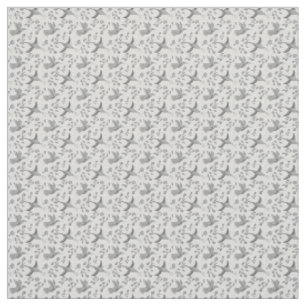Grey hummingbird. Neutral boho watercolor colibri  Fabric