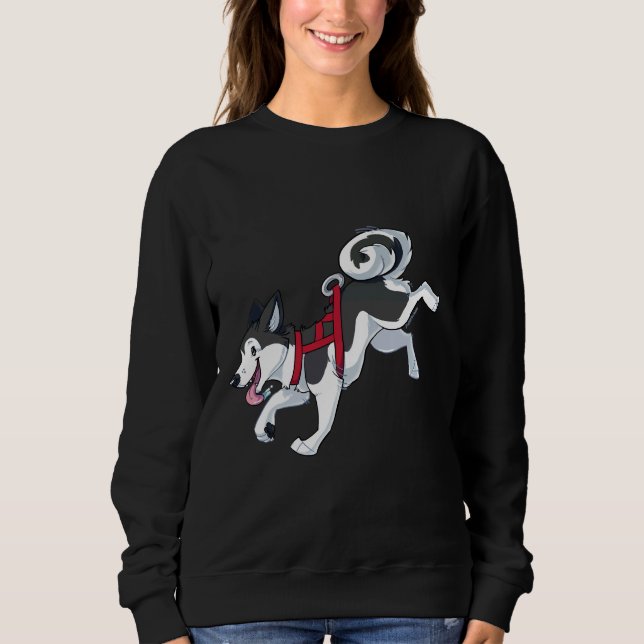 Grey Husky Running Sweatshirt (Front)