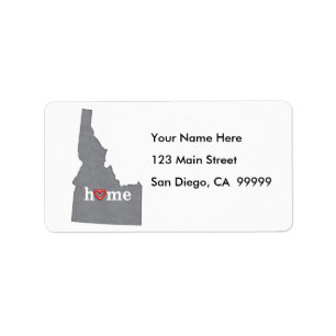 Grey IDAHO Home & Open Heart Label