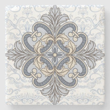 Grey Italian Tile Stone Coaster 5