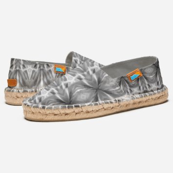 Grey Kaleidoscope / Tie-Dye Pattern