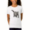 Grey Kitty Cat Kids Cute T-Shirt charcoal drawing