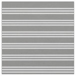 [ Thumbnail: Grey & Lavender Colored Lines/Stripes Pattern Fabric ]