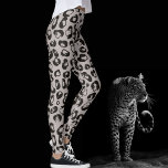 Grey Leopard Safari Print Leggings<br><div class="desc">Grey Safari leopard print leggings are a bold and fashionable choice with a vivid grey background and an intricate leopard print pattern. The unique combination of the striking grey color and the classic leopard print creates a captivating fusion of modern and animalistic aesthetics. These leggings are versatile, suitable for both...</div>