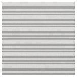 [ Thumbnail: Grey & Light Gray Colored Lined Pattern Fabric ]