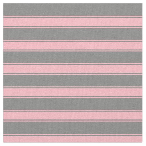 Grey & Light Pink Lines/Stripes Pattern Fabric