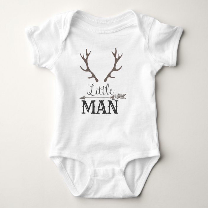 little man baby outfit