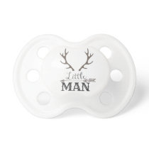 Grey Little Man Pacifer Set of 3 Pacifier Grey Little Man Pacifer Set of 3 Pacifier