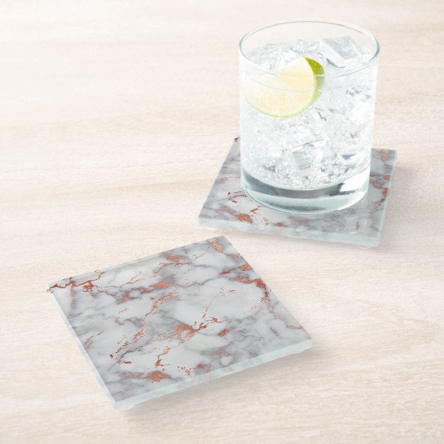 grey glass coasters