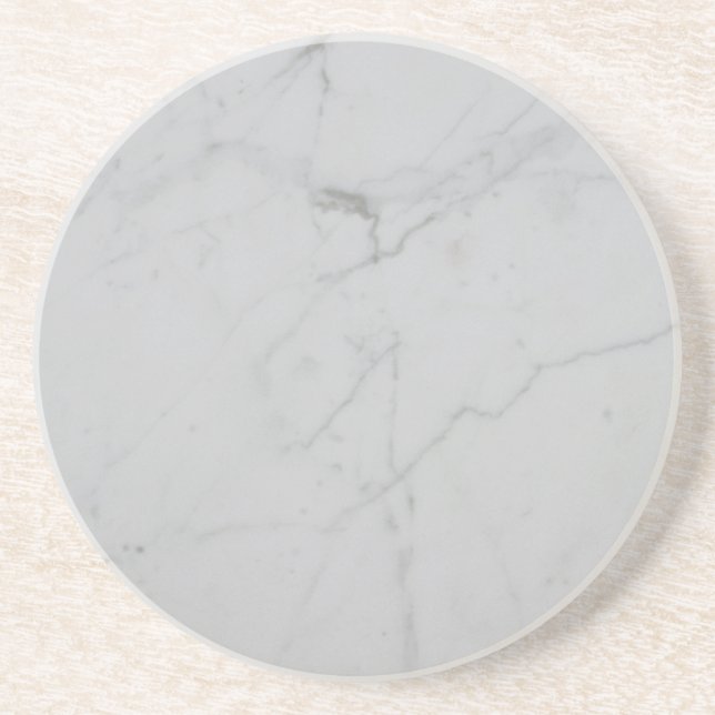 Grey Marble Stone Sandstone Coaster (Front)