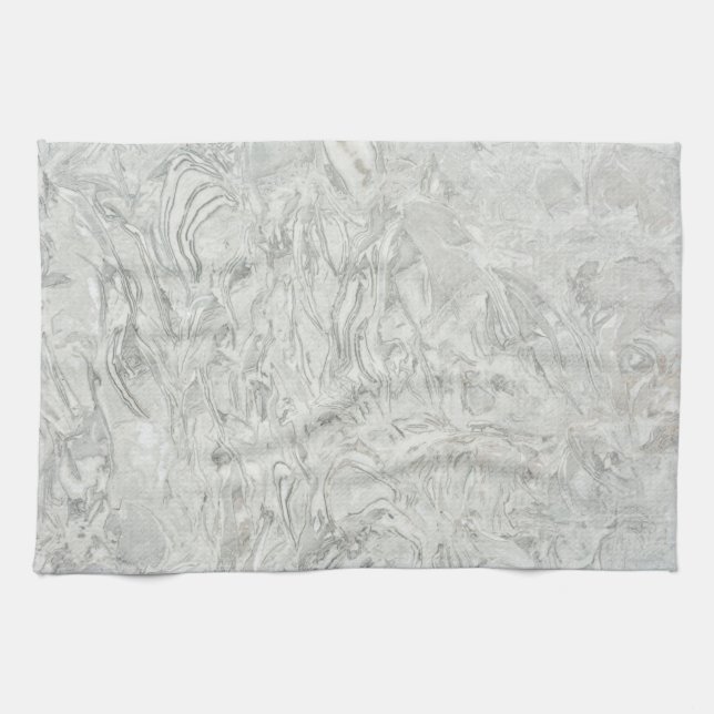 Grey marble surface pattern towel (Horizontal)