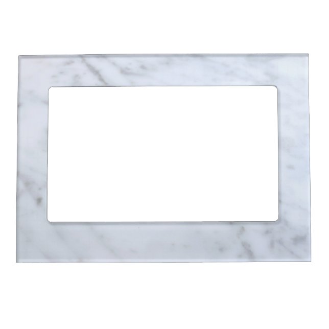 Grey Marble White Magnetic Frame (Front)
