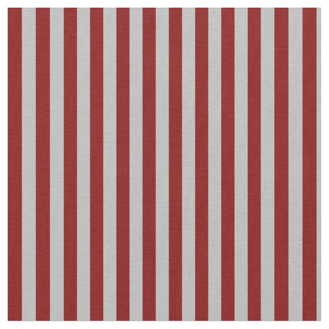 Grey & Maroon Colored Lined/Striped Pattern Fabric (Close Up)