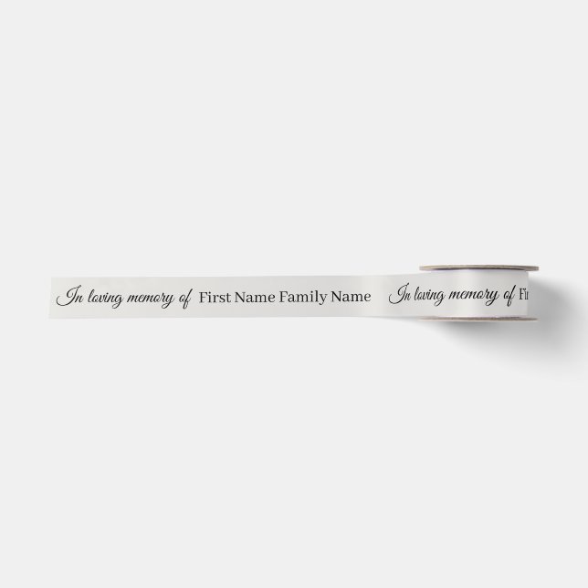 Grey memorial ribbon (Front)