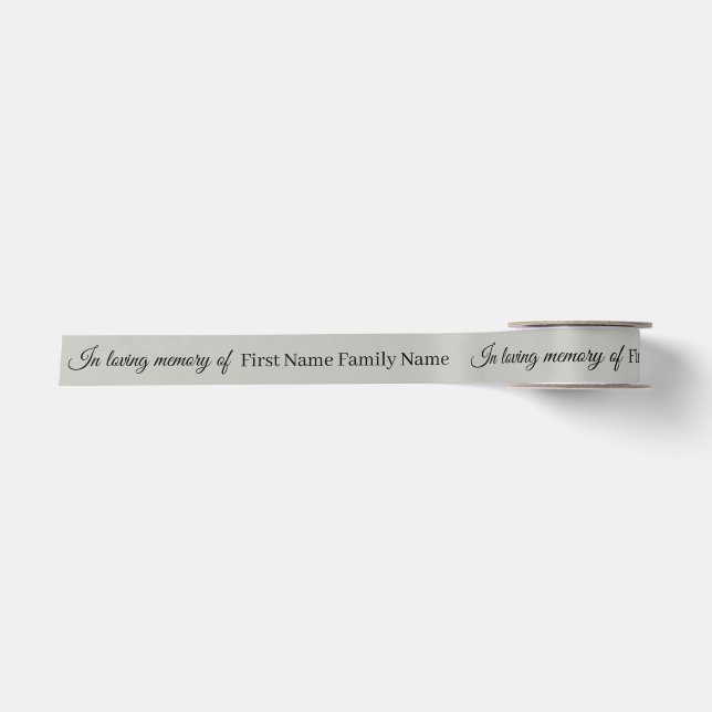 Grey memorial ribbon (Front)