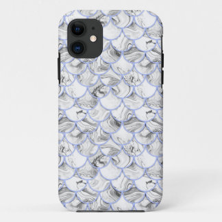 Grey mermaid scales iPhone 11 case