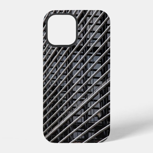 Grey metal frame iphone case (Back)