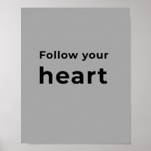 Grey minimalist wall art typography