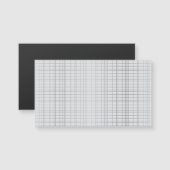 Grey, modern, simple, cool, trendy grid lines (Front/Back)