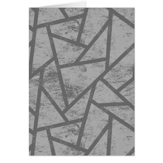 Grey mosaic pattern cards (Front)
