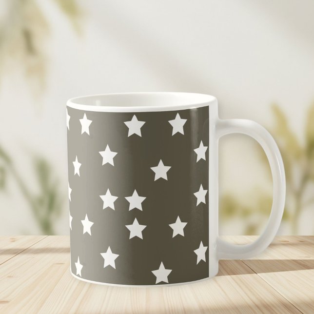 Grey Mug with White Stars (Creator Uploaded)