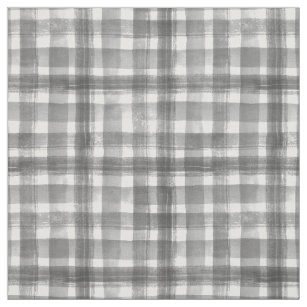 Grey plaid - safari (grey) wholecloth coordinate Fabric bylittlearrowdesign