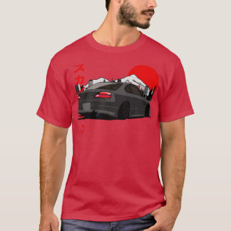 Grey Nissan Silvia S15 Back View T-Shirt