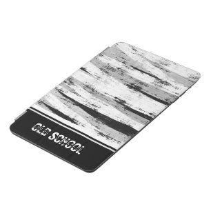 Grey old wood background iPad mini cover