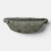 Grey Olive Denim Pattern Fanny Pack (Lay Down)
