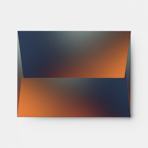 Grey Orange Ombre Gradient Blur Abstract Design Envelope