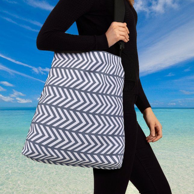 Grey Patterned Crossbody Bag (Creator Uploaded)