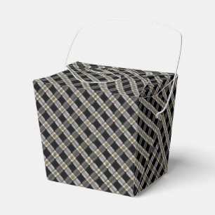 Grey Picnic Favor Boxes