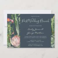 GREY PINK FLORAL DESERT CACTI POST WEDDING BRUCH
