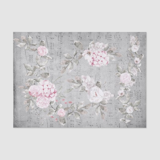 grey pink floral music sheet (Front)