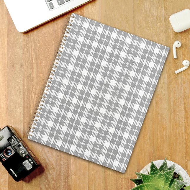 Grey plaid Pattern Planner (Creator Uploaded)