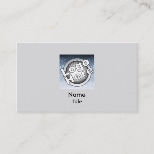 Grey Plain - Business Business Card Templates
