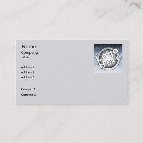 Grey Plain - Business Business Cards