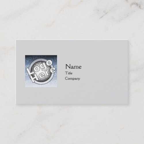 Grey Plain - Business Business Card Templates